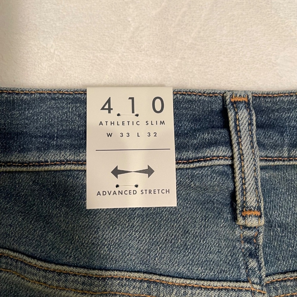 NWT - Lucky Brand Jeans 410 Athletic Slim w/Advanced Stretch fabric Size: W33L32 - Picture 5 of 5